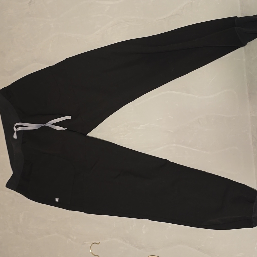 Figs Women Large Tall Black Scrub Jogger Pant